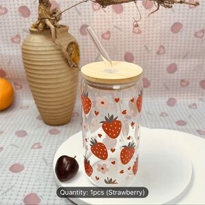 Glass tumbler cup mug
